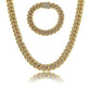 Conjunto 12mm Cuban Link