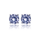 Pendientes Icy 8mm Solitaire Round