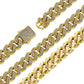 Colar Icy 12mm Cuban Link