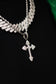 Icy Gothic Cross Chain