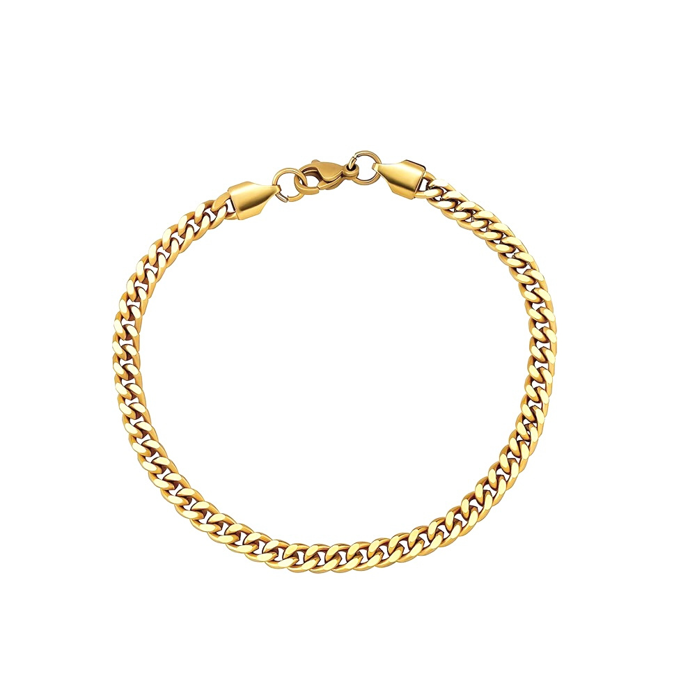 Pulseira 4mm Cuban Link