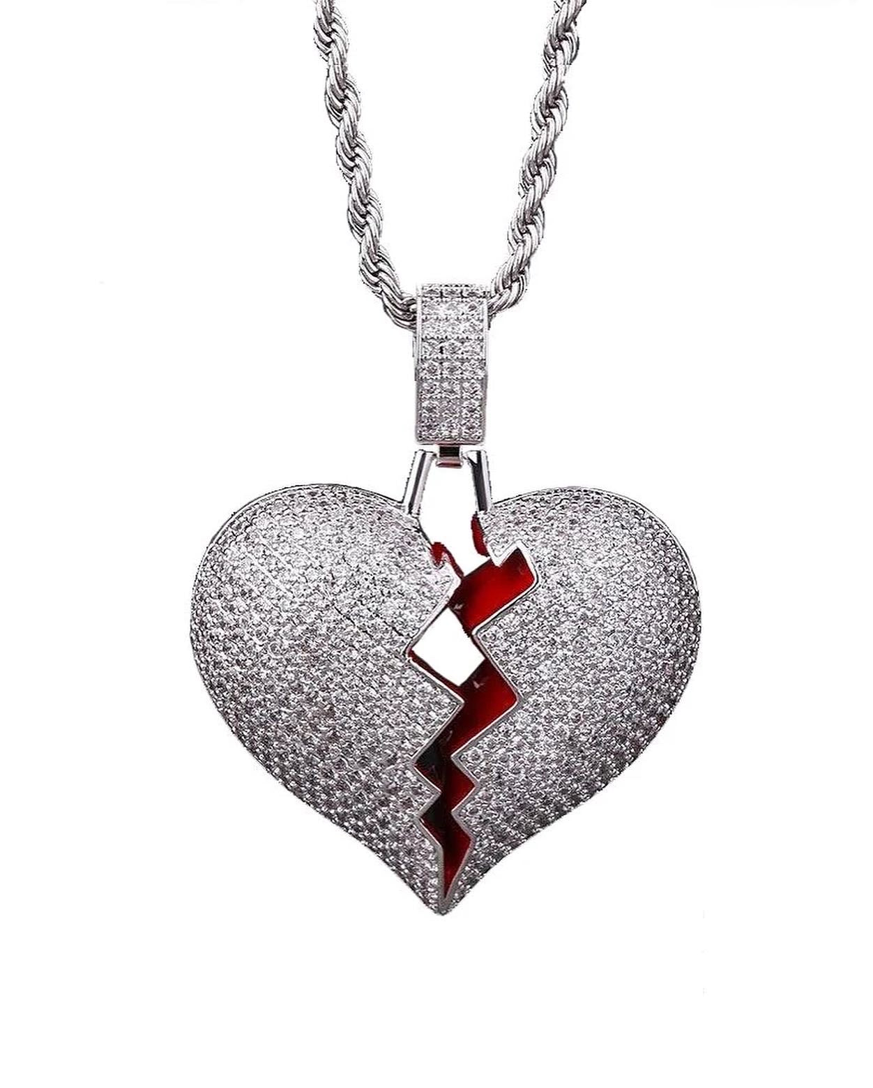 Icy Broken Heart Chain