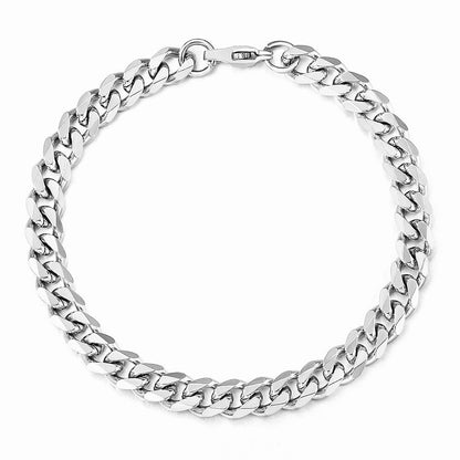 7mm Cuban Link Adjustable Bracelet