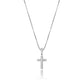 S925 Solid Cross Chain