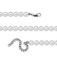 6mm White Pearl Adjustable Necklace