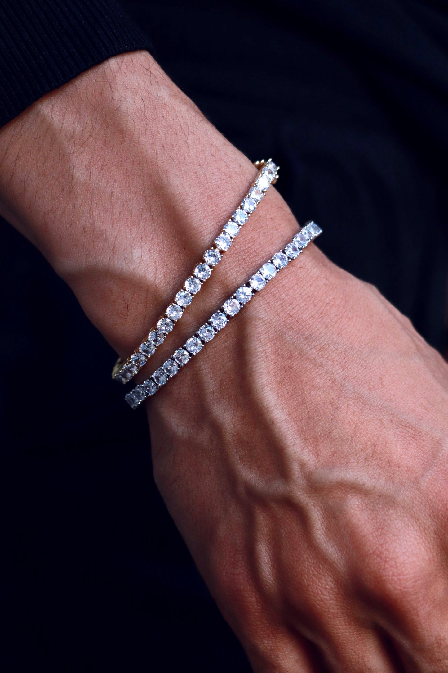 Icy 4mm Tennis Bracelet Set