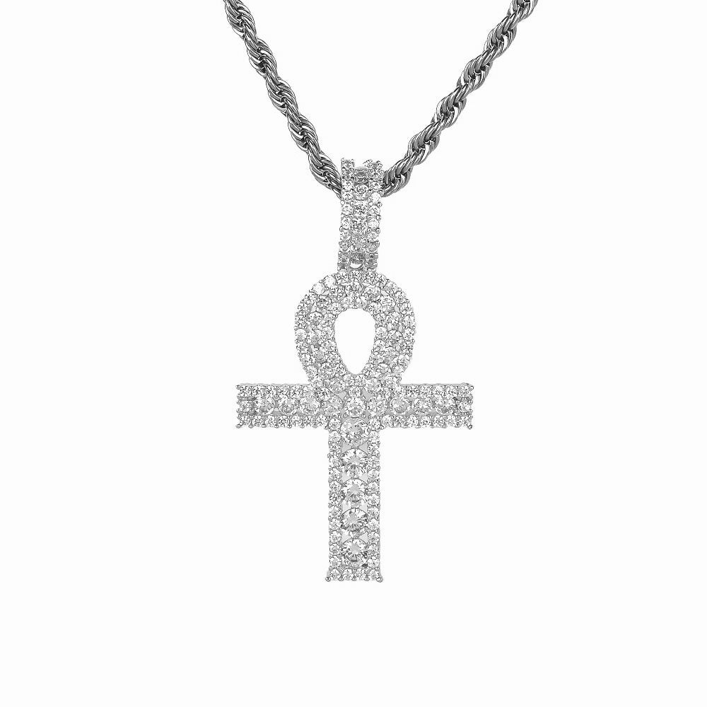 Icy Icy Ankh Cross Chain