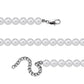 6mm White Pearl Adjustable Necklaces Set