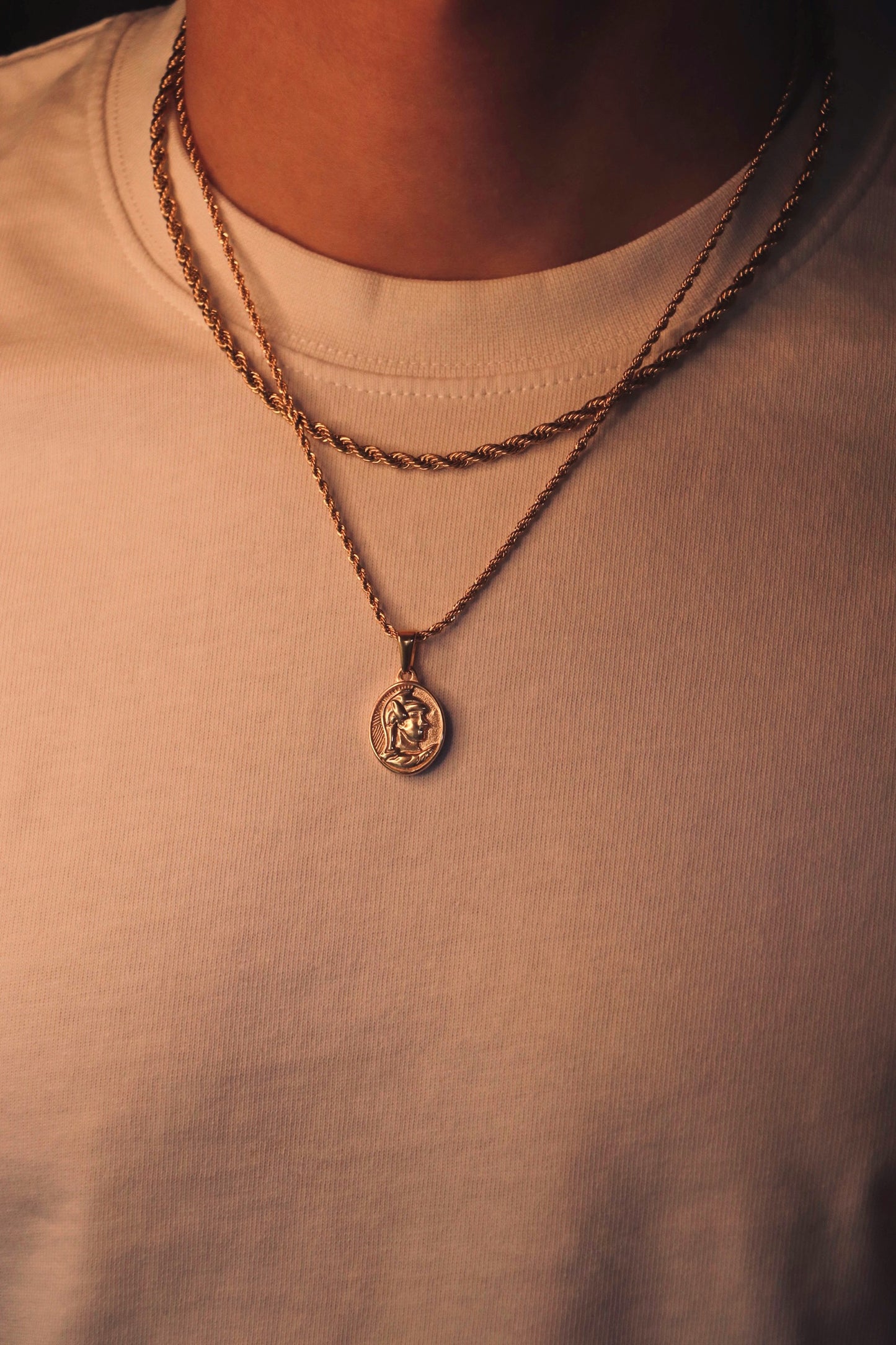 Minimal Roman Warrior Chain