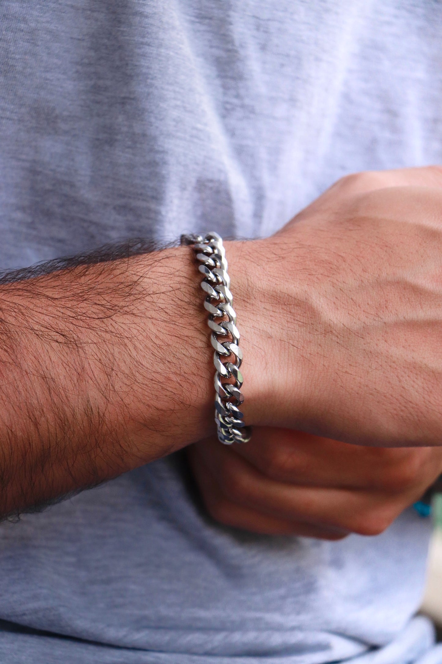 7mm Cuban Link Adjustable Bracelet