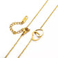 Minimal Double-Heart Infinity Necklace