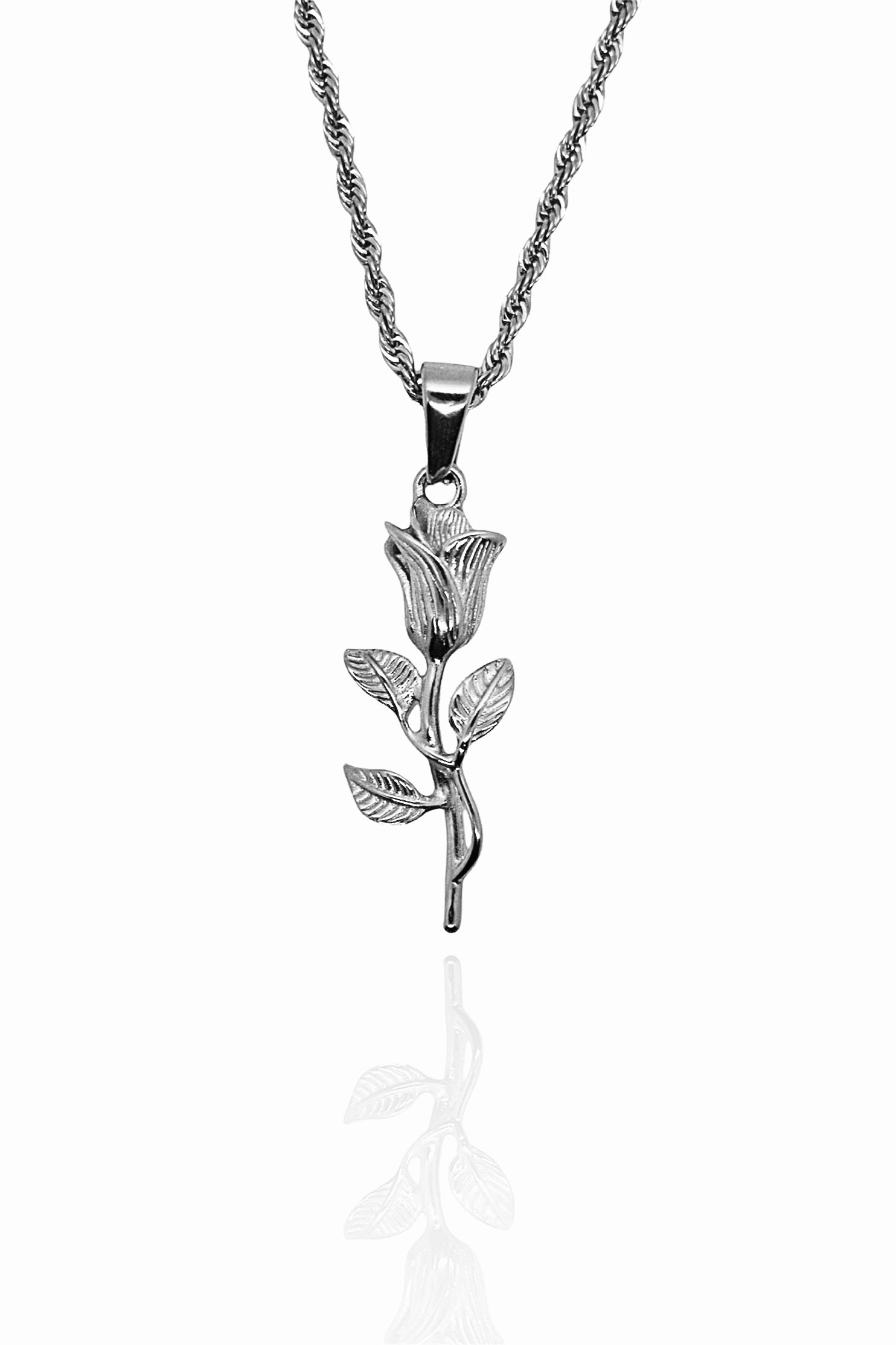 rose rosa colar pendant necklace 