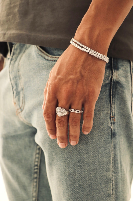 Icy Heart Ring