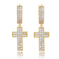 Icy Cross Earrings